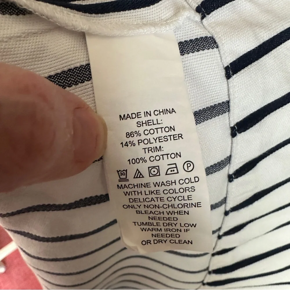 Kate Spade Broome Street Striped Skirt‎ Preppy Size 0 Women’s Classic Coastal